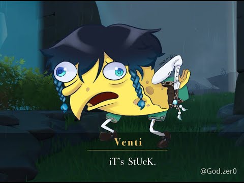 ItS sTuCk...!! ~~ Venti when annoyed by Paimon