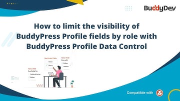 How to limit the visibility of Profile fields by roles with BuddyPress Profile Data Control
