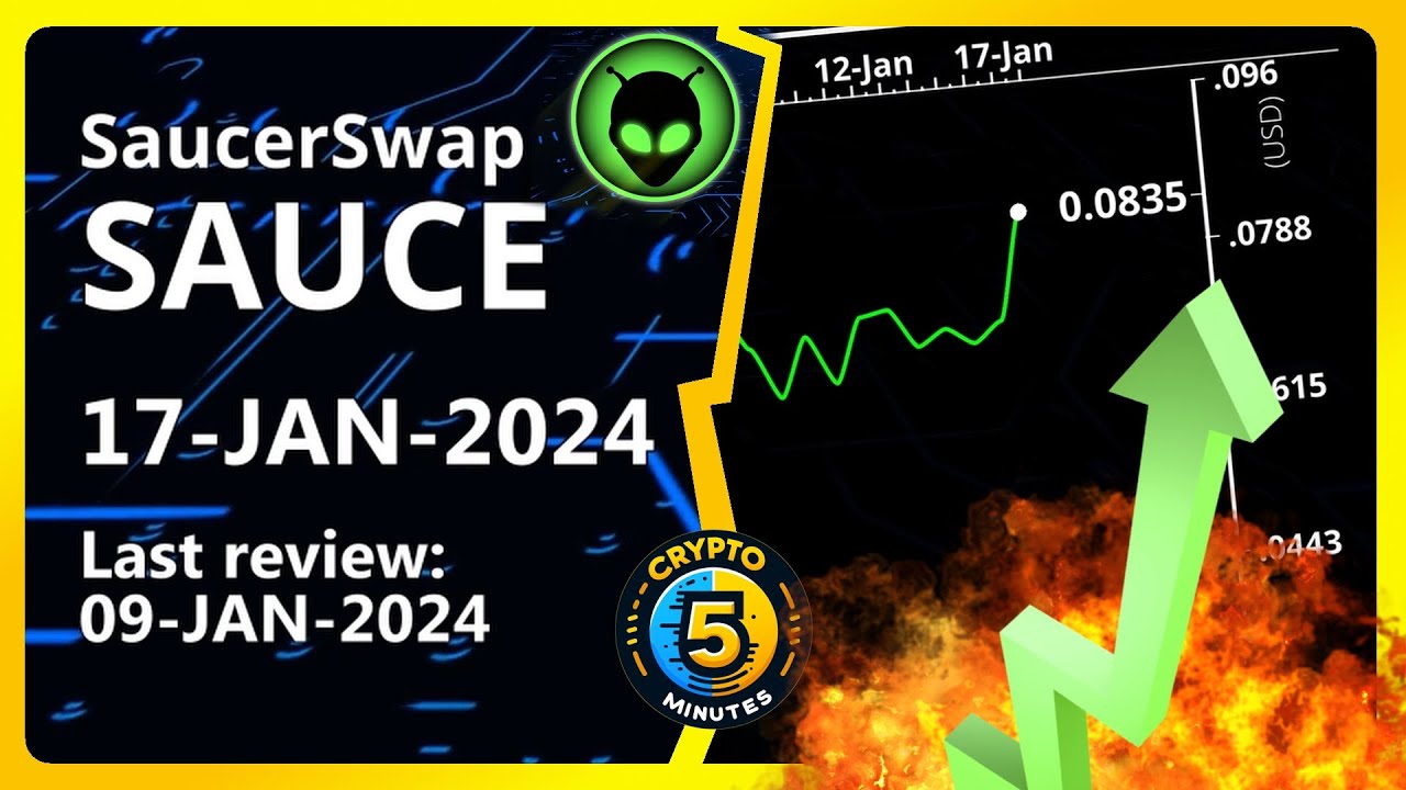 Revisión de SaucerSwap (SAUCE) Métricas, noticias y futuro 17012024 saucerswap SAUCE YouTube