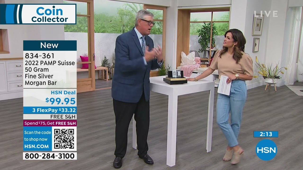 2022 PAMP Suisse 50 Gram Fine Silver Morgan Bar  Limited...