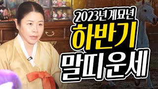 2023년 계묘년 하반기운세 말띠운세 연말,하반기에 생기는 운세의 변화는?심휴당