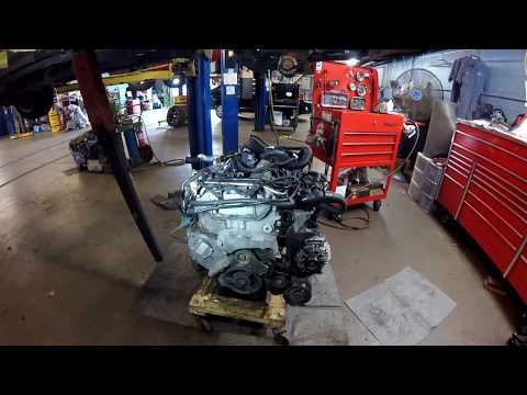 Buick Regal 2.0 turbo engine removal.