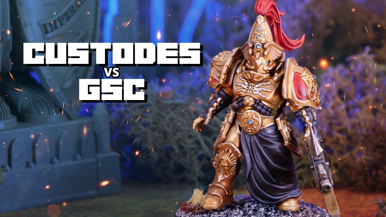 NEW ADEPTUS CUSTODES Codex vs Genestealer Cults A 10th Edition Warhammer 40k Battle Report