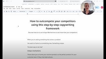 Outsmart Competitors: Step-by-Step Copy Framework to Unique Mechanisms