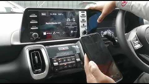 Android Auto wireless projection on KIA Sonet connectivity explained