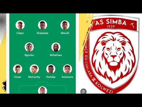 Kaizer Chiefs Starting Lineup VS AS Simba 