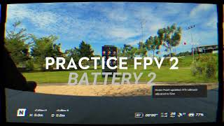 First Flight Practice FPV after Training on Simulator 3 weeks (Batu Kawa Riverbank Park)