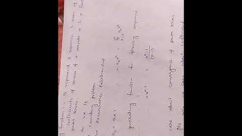 Generating function part 1