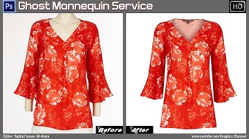 Neck joint Tutorial In Photoshop | Ghost Mannequin | By Graphics Channel