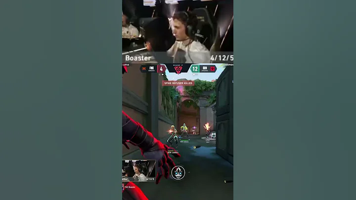 FNC Boaster clutch. #valorant #valorantclips