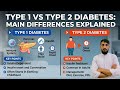 Type 1 vs Type 2 Diabetes Mellitus | Main Differences ExplainedDescription