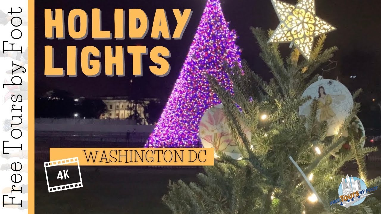 Washington DC Christmas Tree Holiday Lights 2020 YouTube