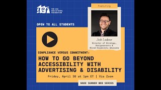 Compliance Versus Commitment: How to Go Beyond Accessibility with Advertising and Disability