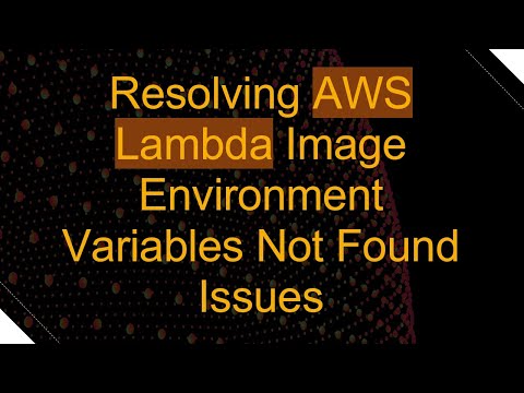 Resolving AWS Lambda