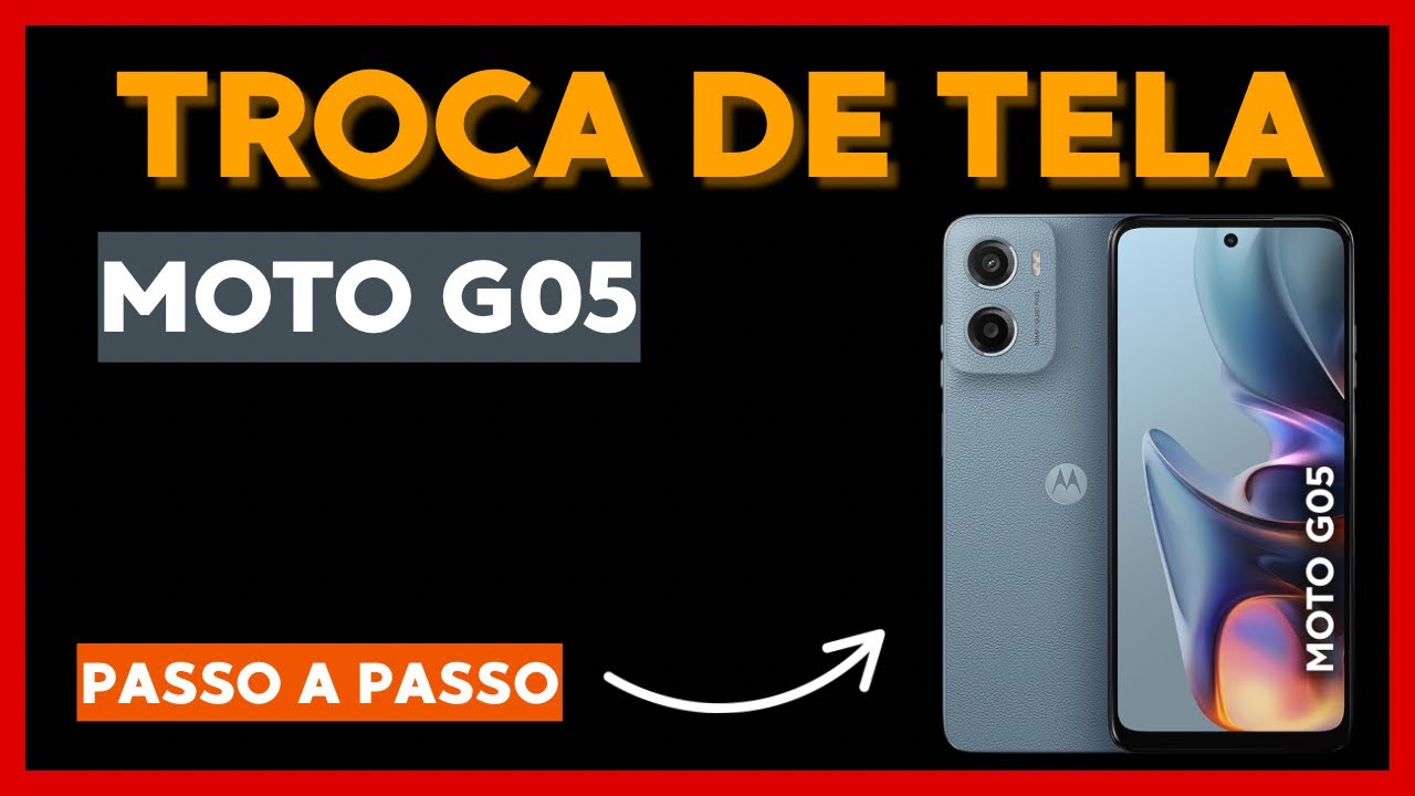 Learn how to replace the screen on your Motorola G05 phone step by