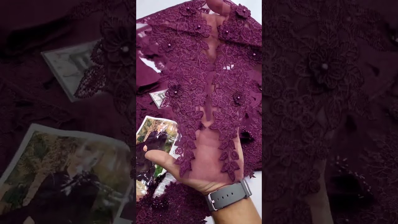 MARIA.B NEW PURPLR CHIKANKARI LAWN COLLECTION