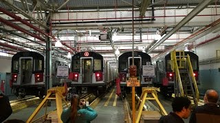 NYC Subway HD 60fps: New York Transit Museum Jerome Yard (Mosholu Yard) Shop Tour 11/13/16