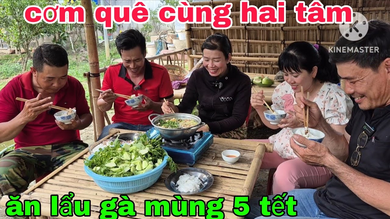 Cơm quê cùng hai tâm miền tây ăn lẩu chua mùng 5 tết 