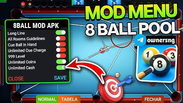 🚀 Latest 8ball Mod Menu Apk - Aimbot long line | Hacks 8ball pool 2025 