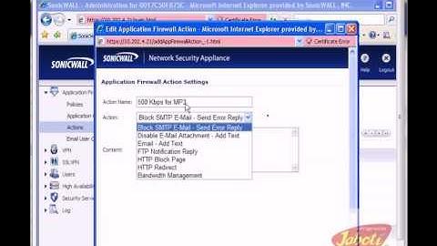 SonicWall - Bandwidth Management of MP3 Downloads