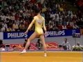 Xiaoyan wang  1987 world artistic gymnastics championships  aa fx 2