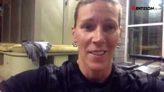 Rhonda Rajsich on the Foam Roller