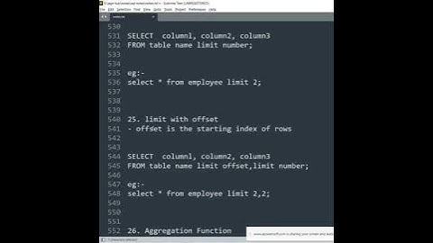 MySQL Limit and Offset Complete Tutorial #coding #tutorial #viralvideo #vairal