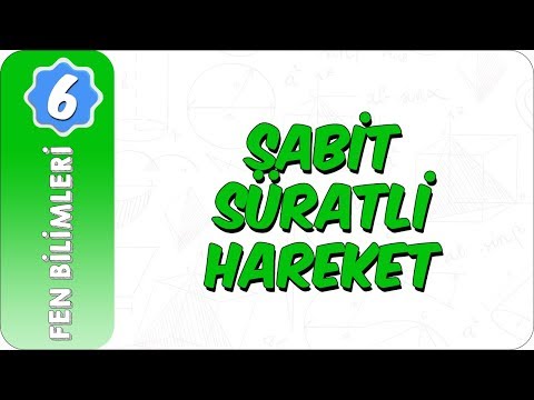 6. Sınıf Fen Bilimleri | Sabit Süratli Hareket