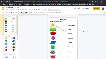 2D Shapes Line Drawing Tutorial   Google Slides