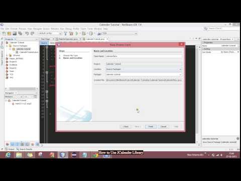 #5. How to use JCalender library in your Java Program!!!
