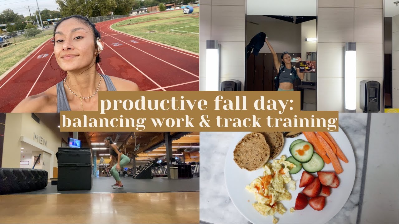 PRODUCTIVE FALL day in my life | lifting, work event, training, & more🍂 ...