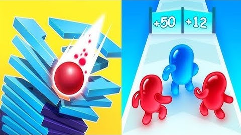 Max Levels Join Blob Clash 3D Vs Stack Rider 3D🤩😍😝🥰All New Max Update Mobile Gameplay WE21