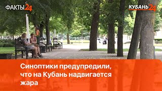 Синоптики предупредили, что на Кубань надвигается жара