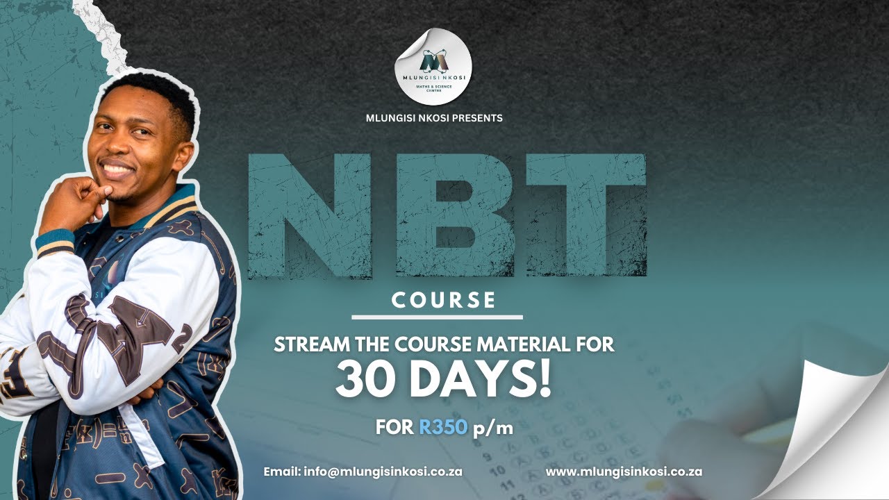 National Benchmark Test Preparation Course | NBT QNA | Mlungisi Nkosi