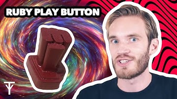 Pewdiepie 50 million subscriber award (ruby play button)