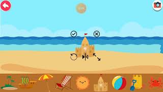 kids let's build summer scene