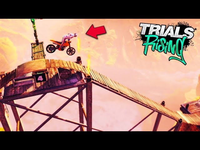 JOGO DE MOTO EMPINADA NA PISTA COM OBSTÁCULOS - JOGO DE MOTOCROSS TRIALS  RISING 