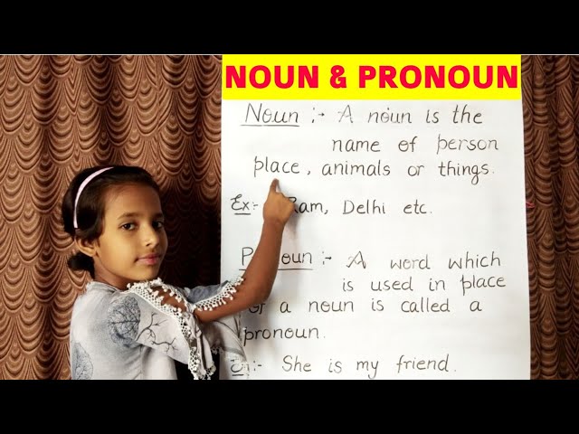 What is pronouns mean