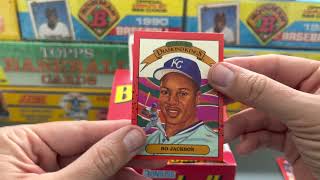 JUNK WAX ERA 1990 Donruss Baseball Box Griffey Bo Jackson Juan Gonzalez rookie