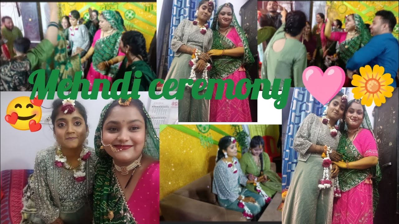 Mehndi ceremony 🩷🌼 #lucknow #yt #wedding #shadi #viral #viralvlogs 
