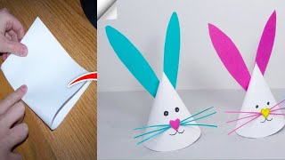 Easter craft ldeas | paper RABBIT | paper crafts easy