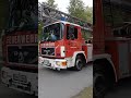 Feuerwehr Einsatzfahrt Zu Brand