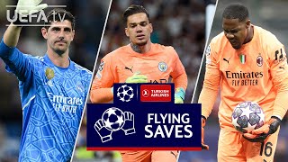 COURTOIS, EDERSON, MAIGNAN | #UCL GREAT SAVES Semi-Finals