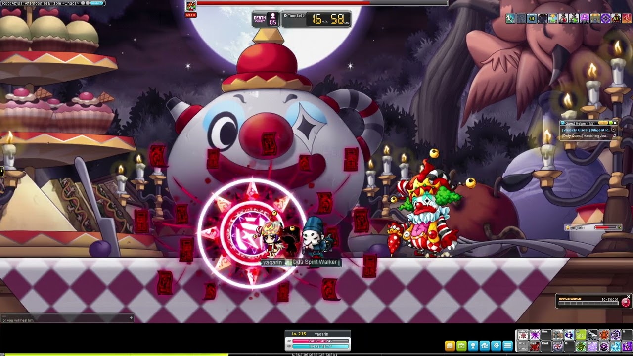 [GMS Reboot] Night Lord Solo Bossing Progression - Chaos Pierre (7.5k)