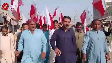 SUP protest rally in Tangwani against 27th Amendment and false case on Zain Shah