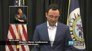 06/15/20 Mayor John Cooper News Conference