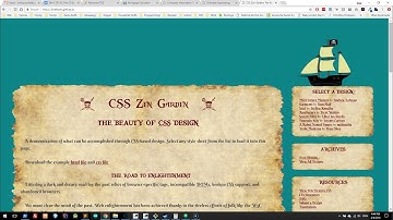 CSSZenGarden Presentation