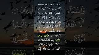 سورة الرحمن ...الشيخ ماهر المعيقلي ❤🍃