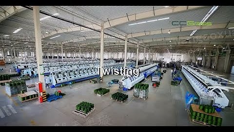 How artificial grass is produced in CCGrass factory? (4 important processes)