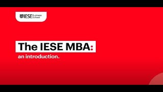 IESE MBA Program Overview